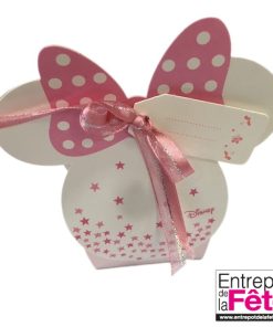 10 Contenants dragée Minnie étoiles roses