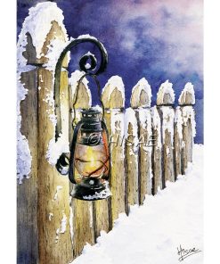 La lanterne – CARTE POSTALE – Ysae illustrations