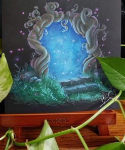 Le portail épineux – GOUACHE ORIGINALE