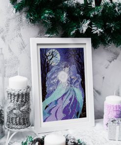 Alternative view of La sorcière de l&rsquo;hiver – AFFICHE 20×20 cm